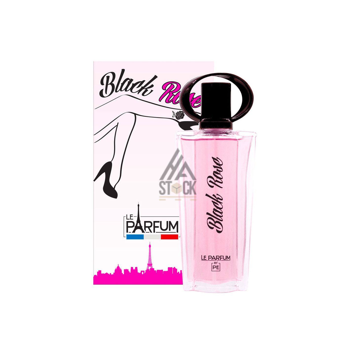 Parfum BLACK ROSE  75ml - 48 pièces