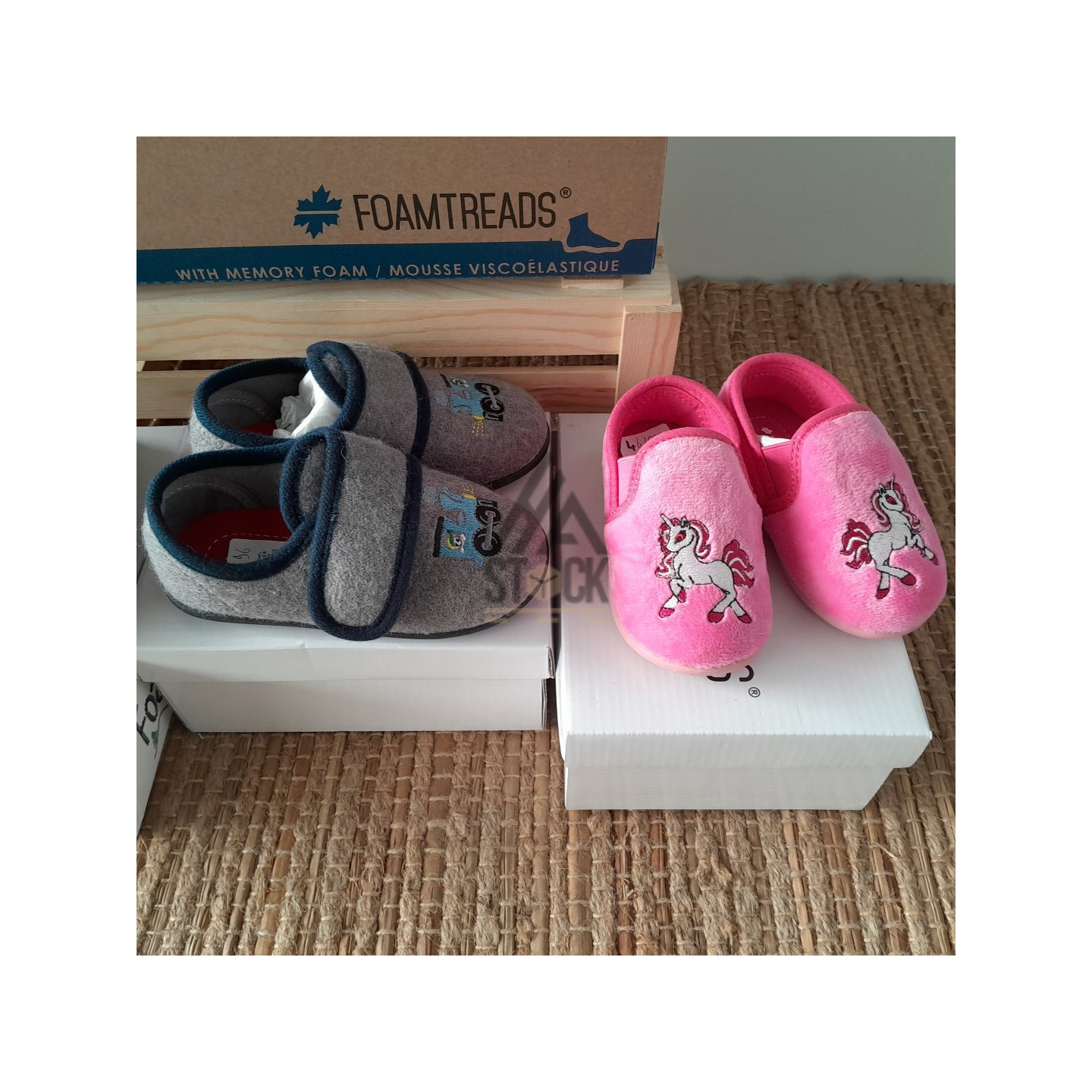 CHAUSSURE en boite - FOAMTREADS  - 16 paires