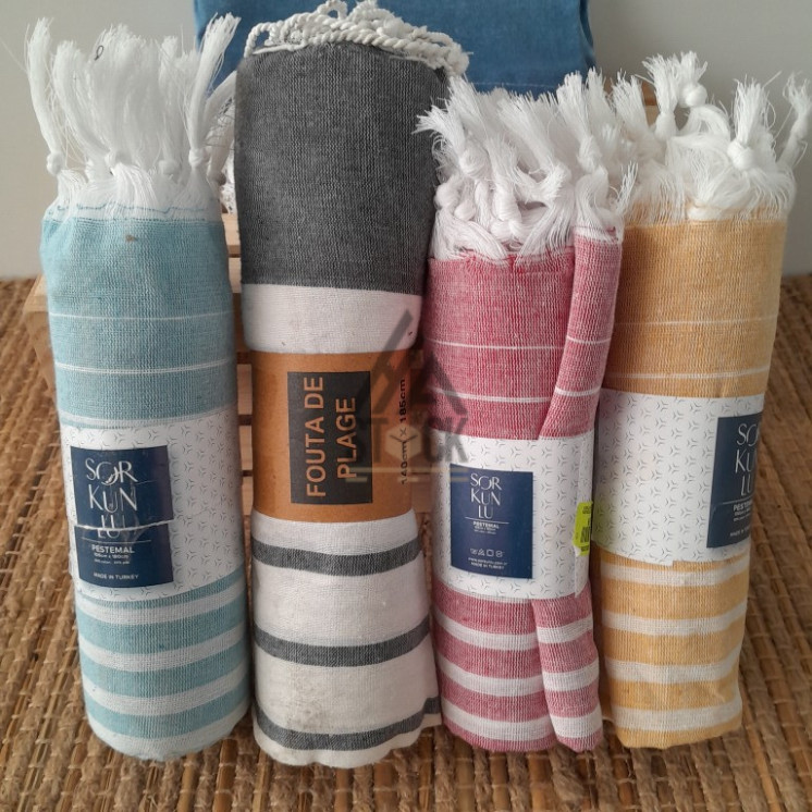 Fouta de plage - 25 pièces