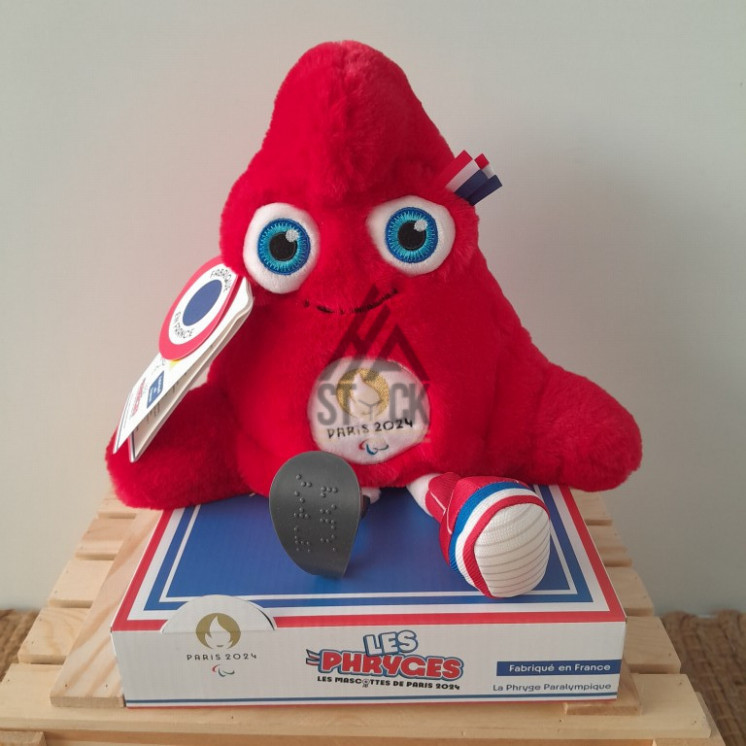 Peluche mascotte PARIS 2024 -55 pièces