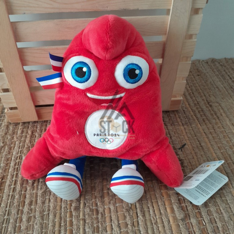 Peluche mascotte PARIS 2024 -125 pièces