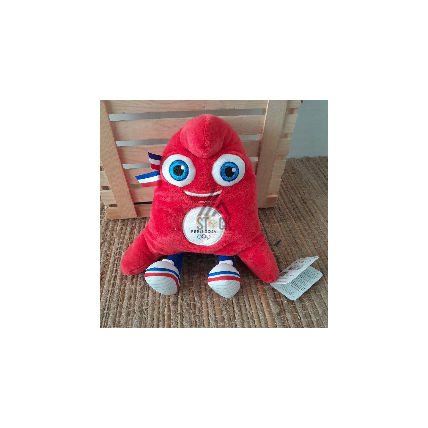 Peluche mascotte PARIS 2024 -125 pièces