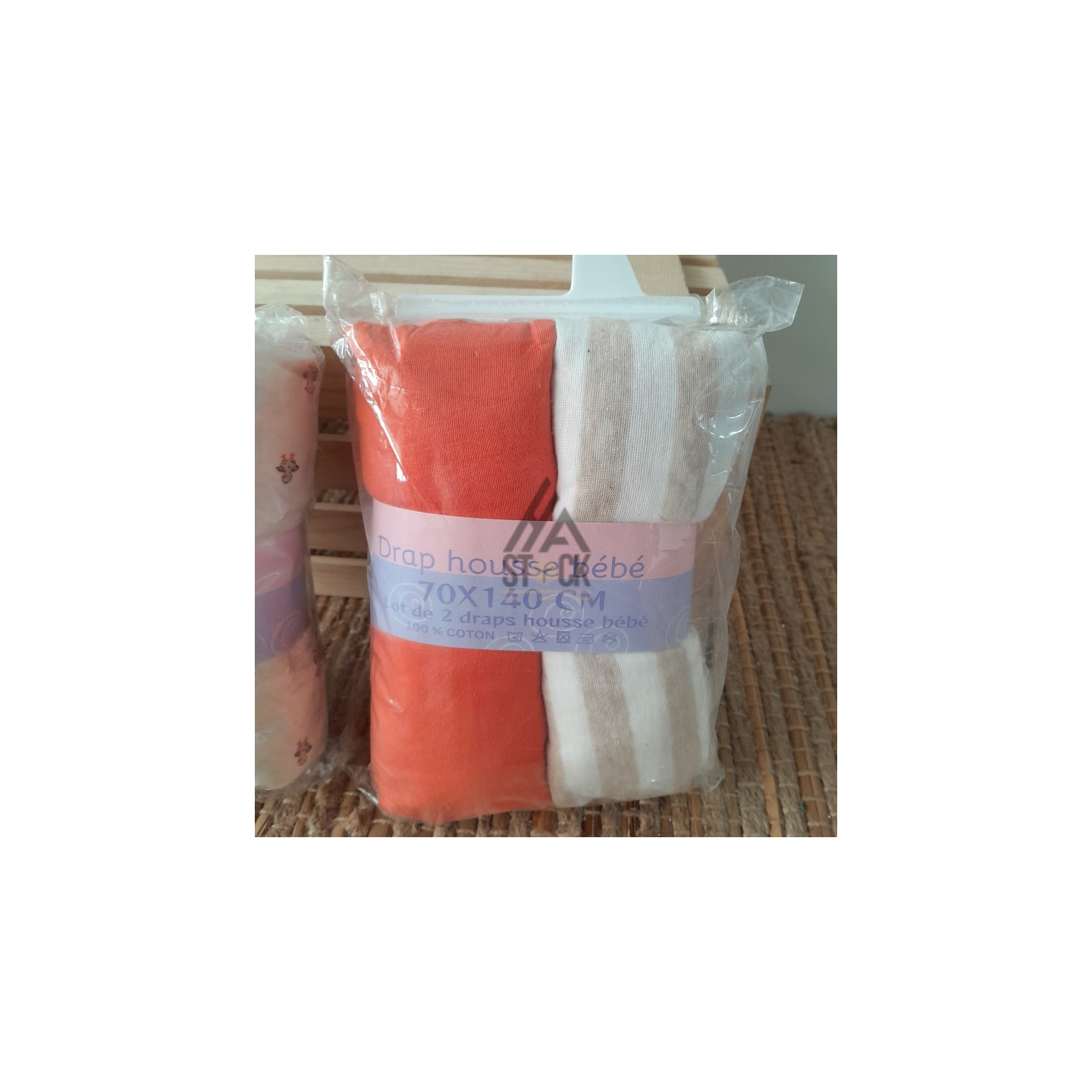 Drap housse bébé - 23 paquets