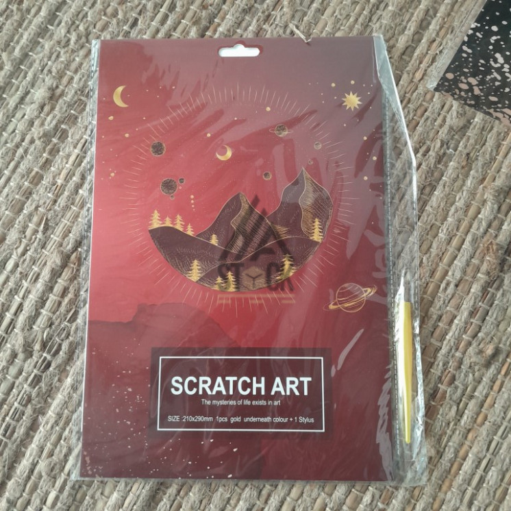 Carte a gratter - 125 pièces