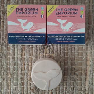 Shampoing-douche solide - THE GREEN EMPORIUM - 90 pièces