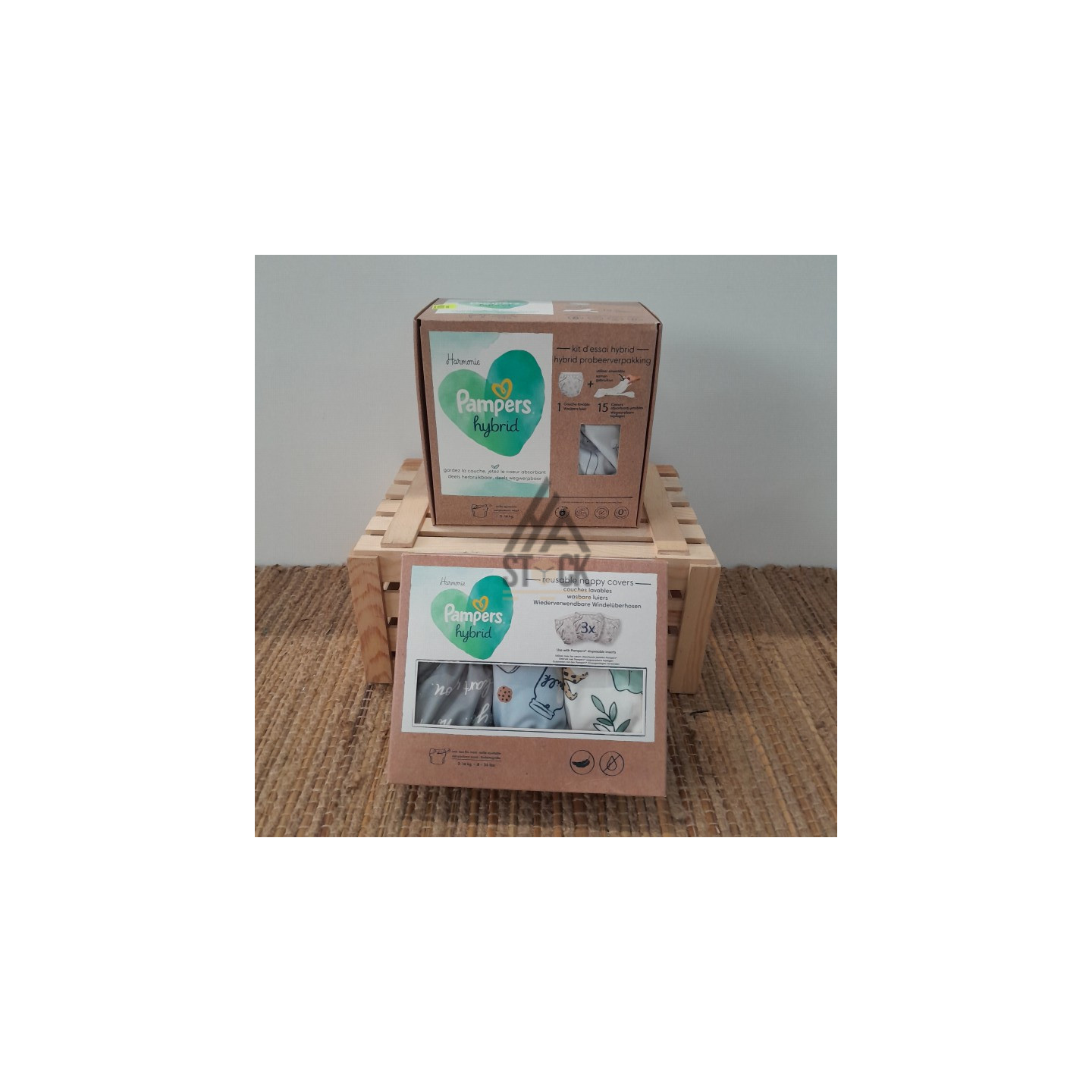 Couche lavable PAMPERS - 20 paquets