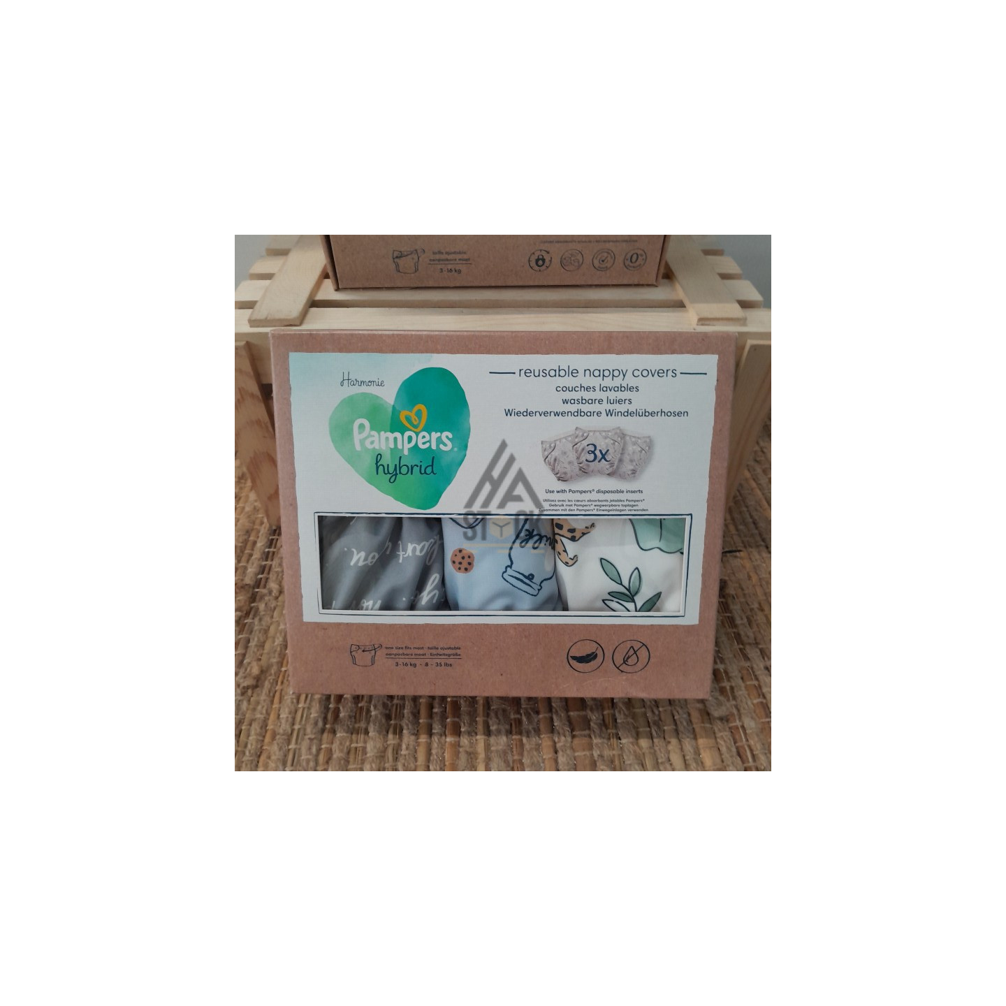 Couche lavable PAMPERS - 20 paquets