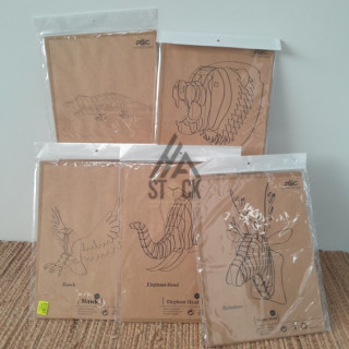 Puzzle 3D carton - 80 pièces