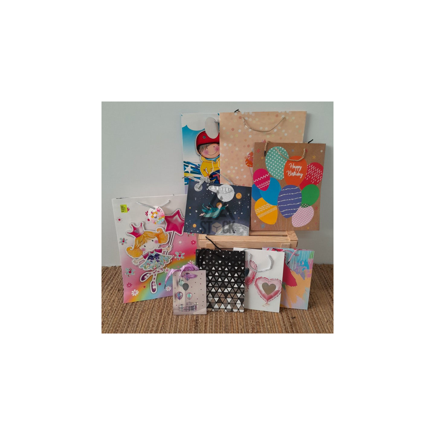 Sac cadeaux - 200 pièces