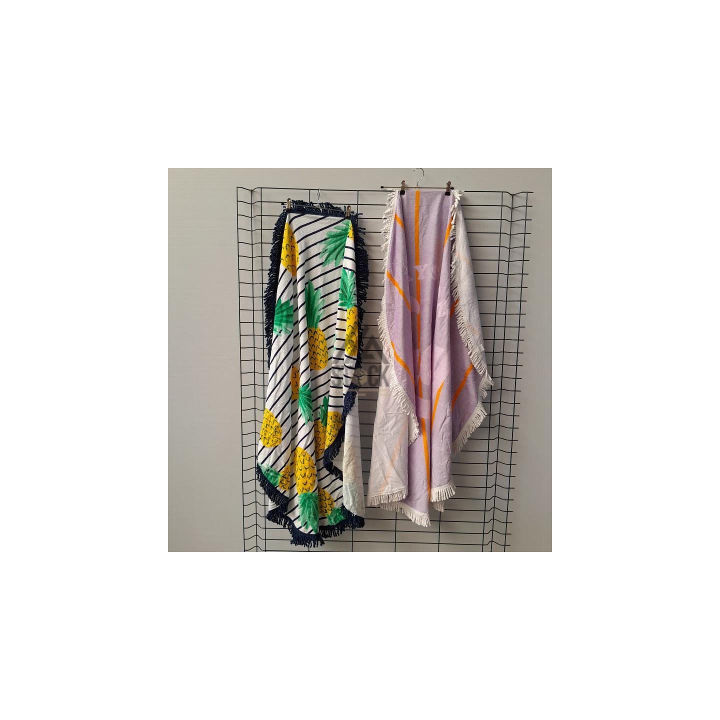 Drap de plage Rond - 14 pièces