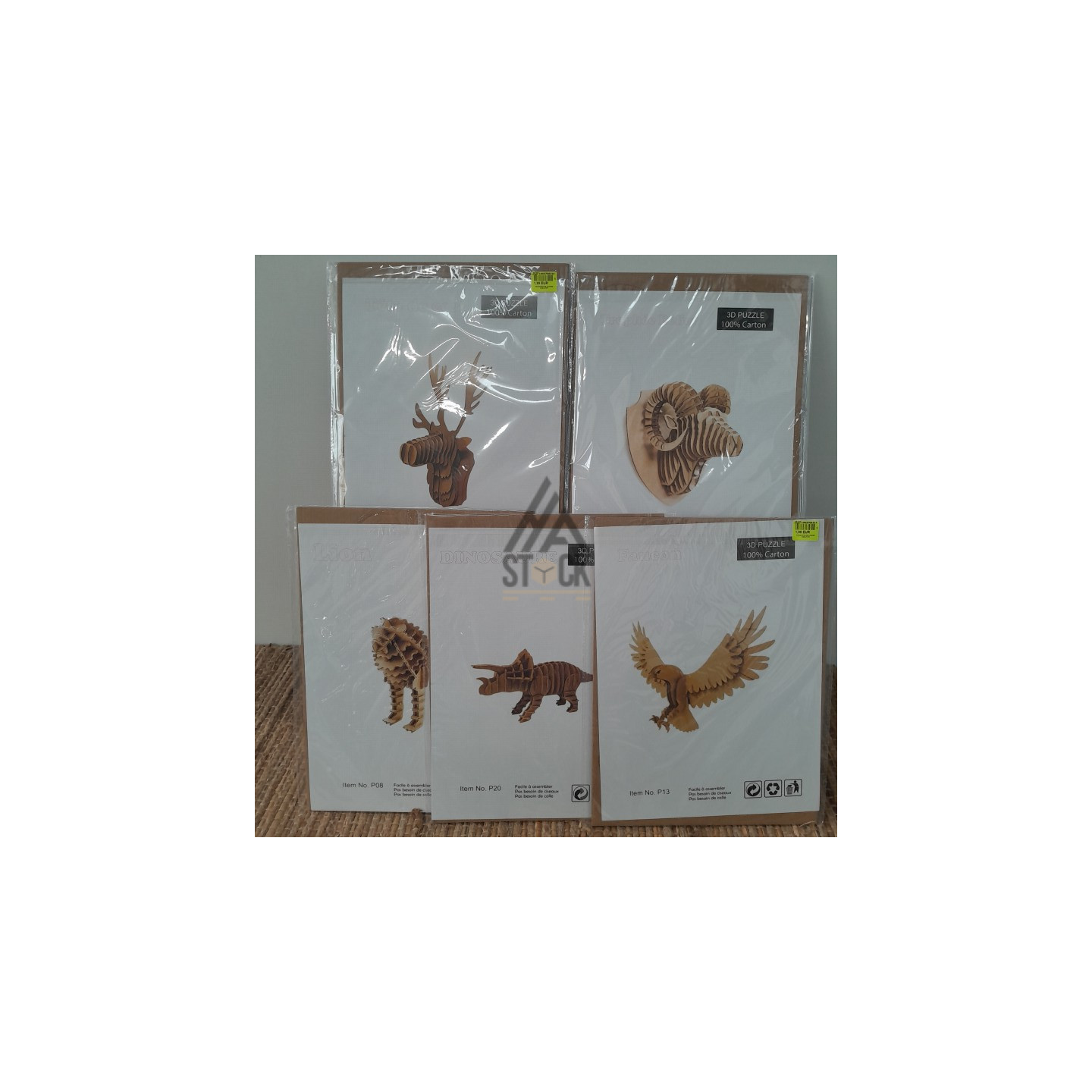 Puzzle 3D carton - 105 pièces