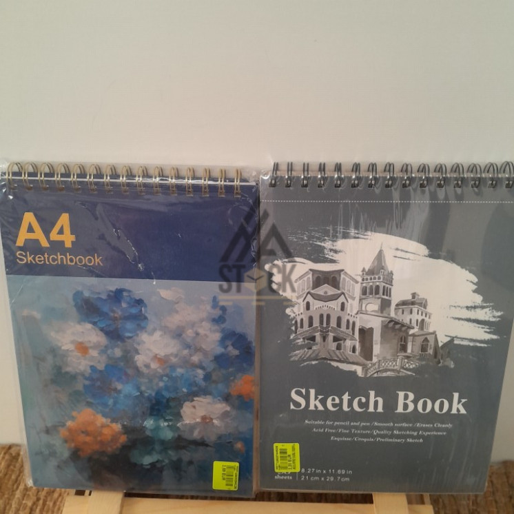 Sketchbook A4 - 60 pièces