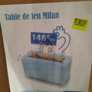 Table de feu MILAN - 1 pièces