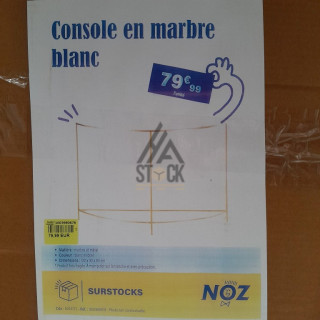 Console en marbre - 14 pièces