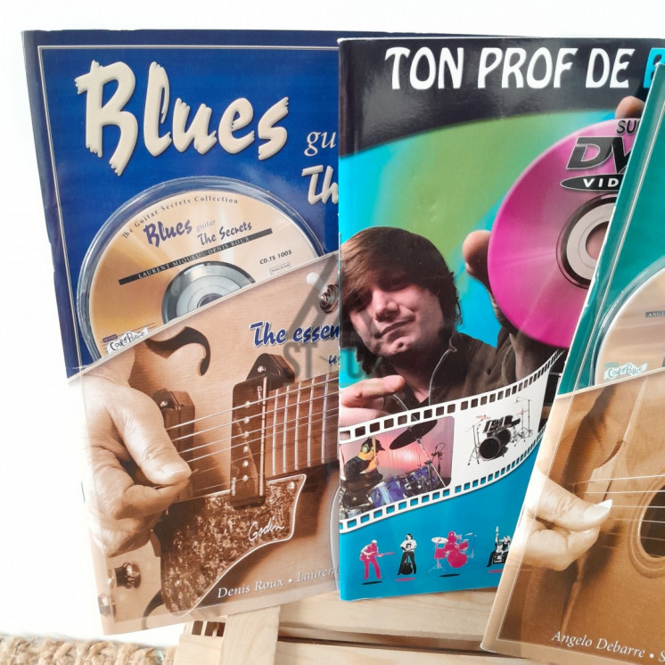 Livre ' apprendre la guitare' - 70 pièces