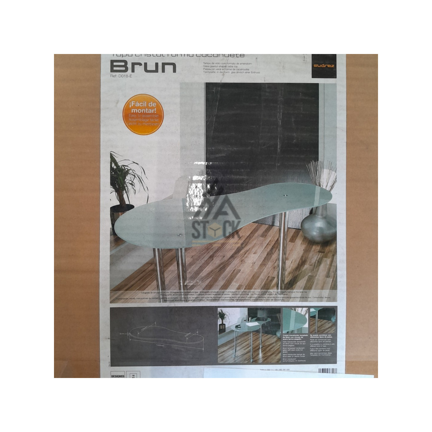 Plateaux en verre - 23 pièces