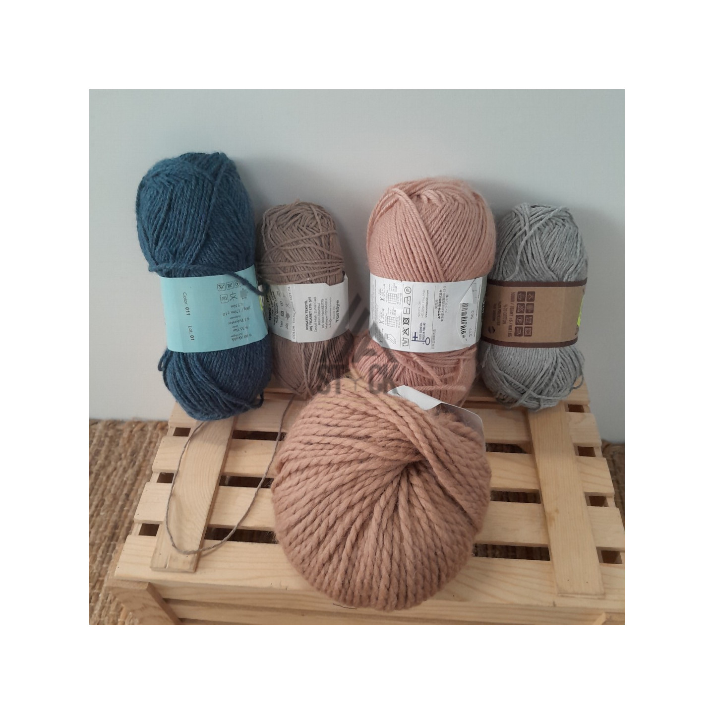 Pelote de laine - 100 pièces