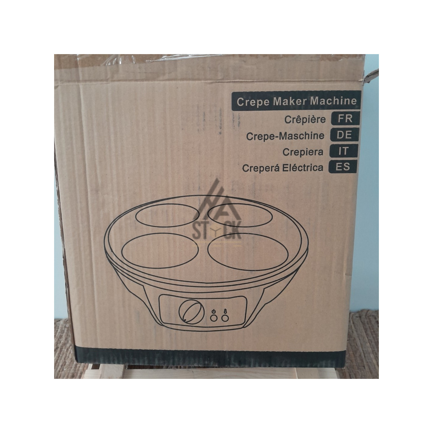 Crêpière "crêpe party" - 6 pièces