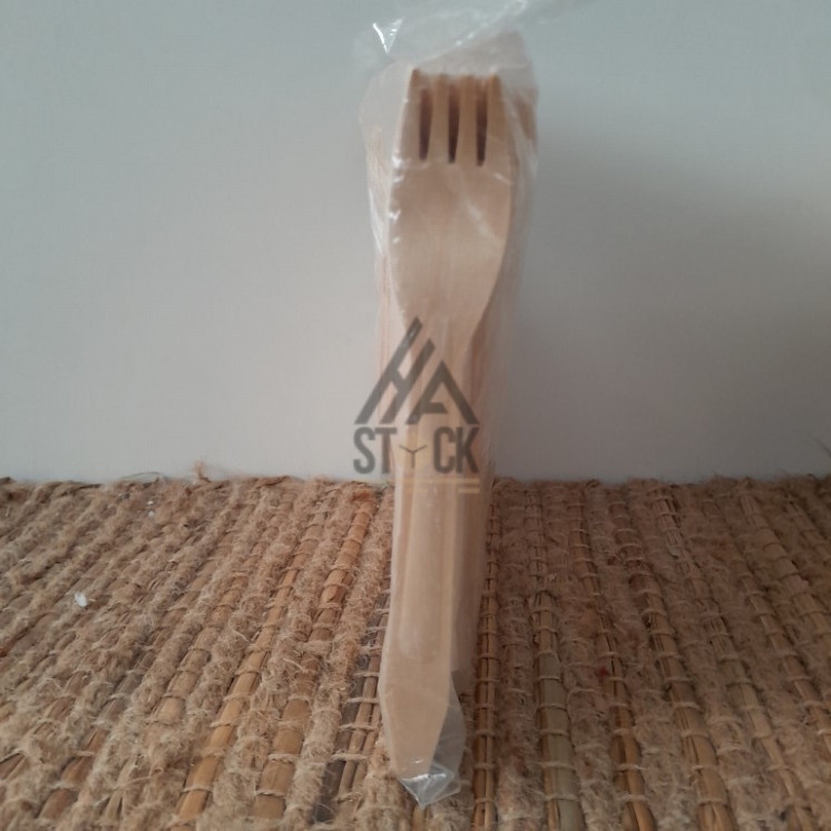 Couvert en bois - 60 paquets