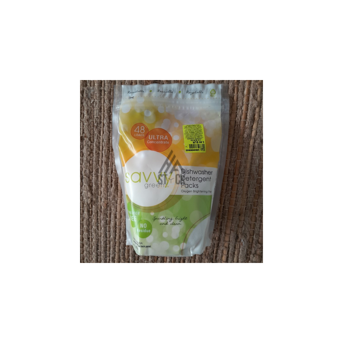 Tablette vaisselle/capsule lessive - 28 pièces