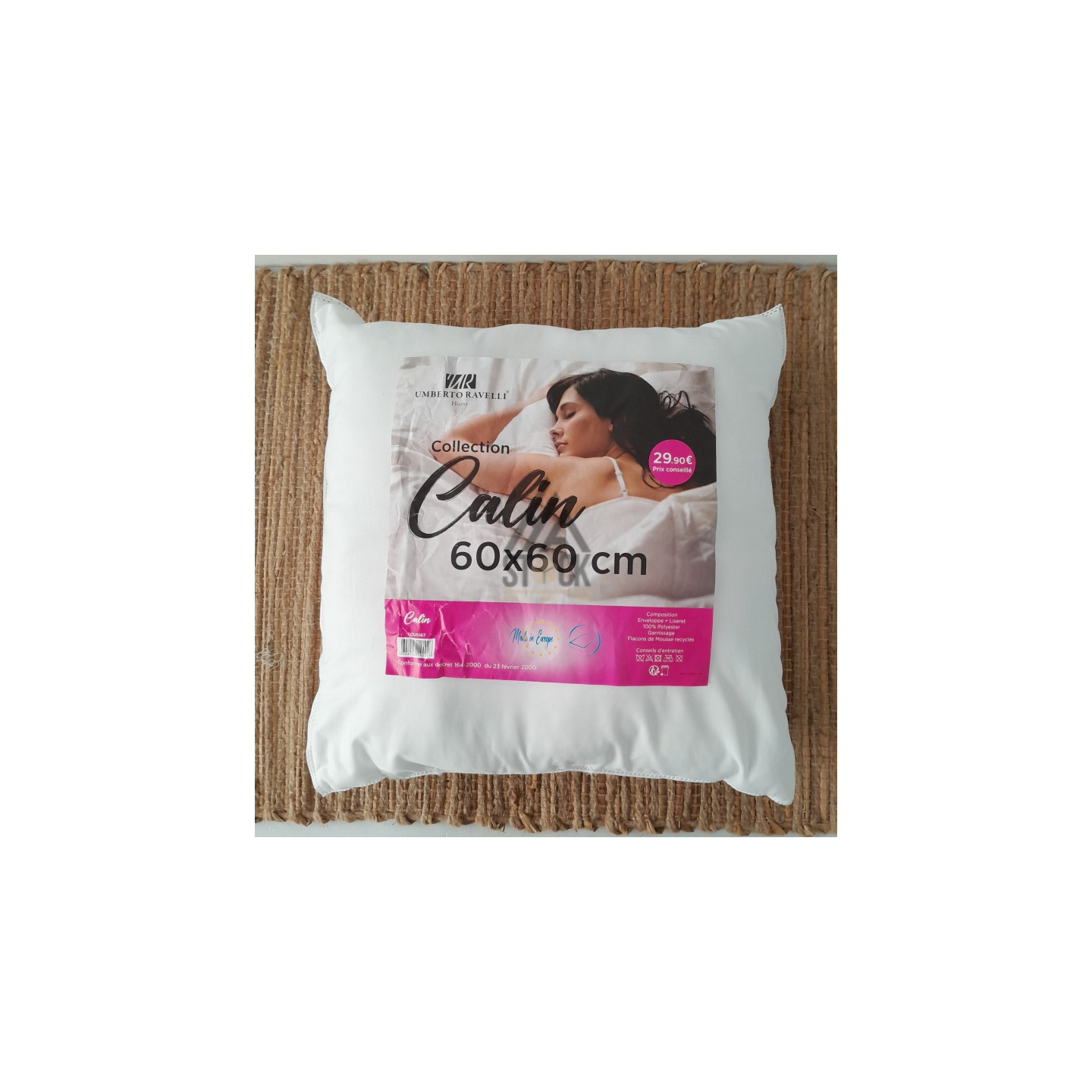 Oreiller CALIN 60x60 - UMBERTO RAVELLI  - 10 pièces