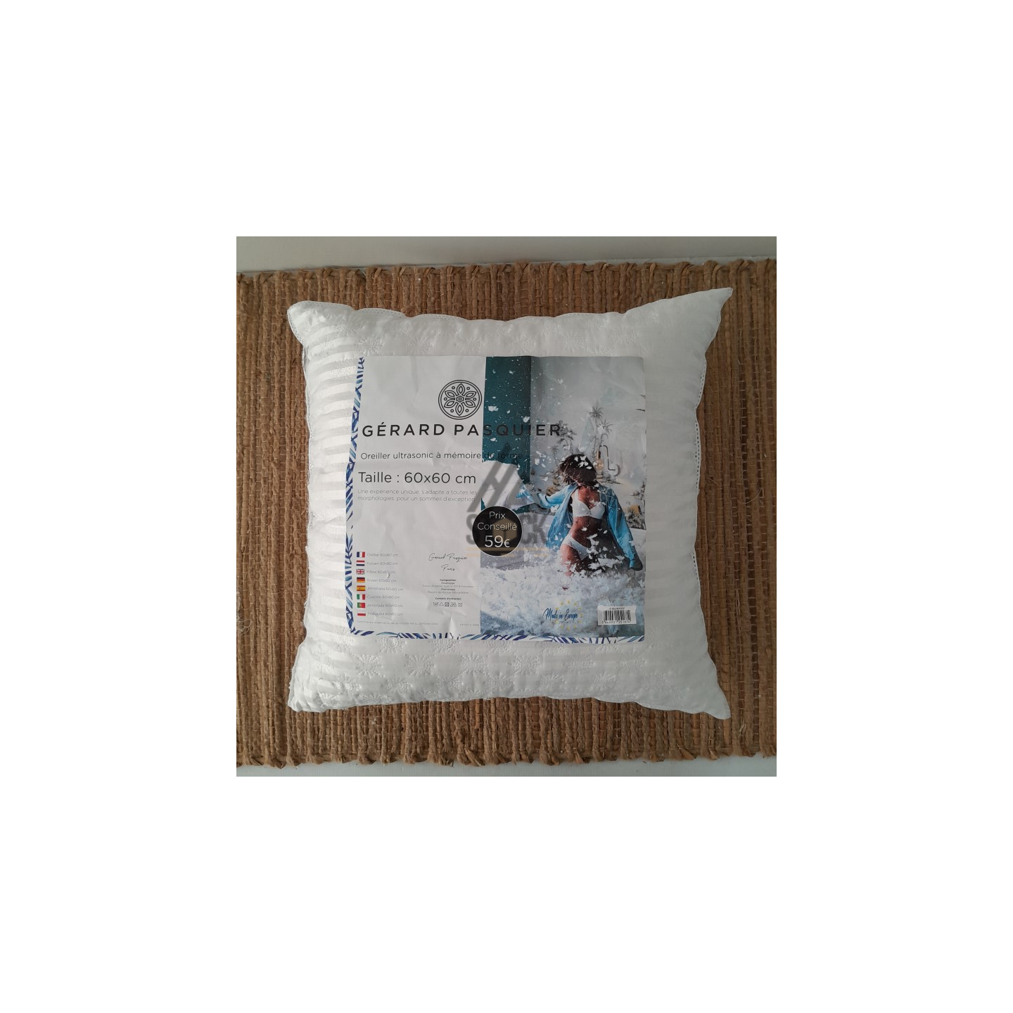 Oreiller 60x60 - GÉRARD PASQUIER  - 10 pièces