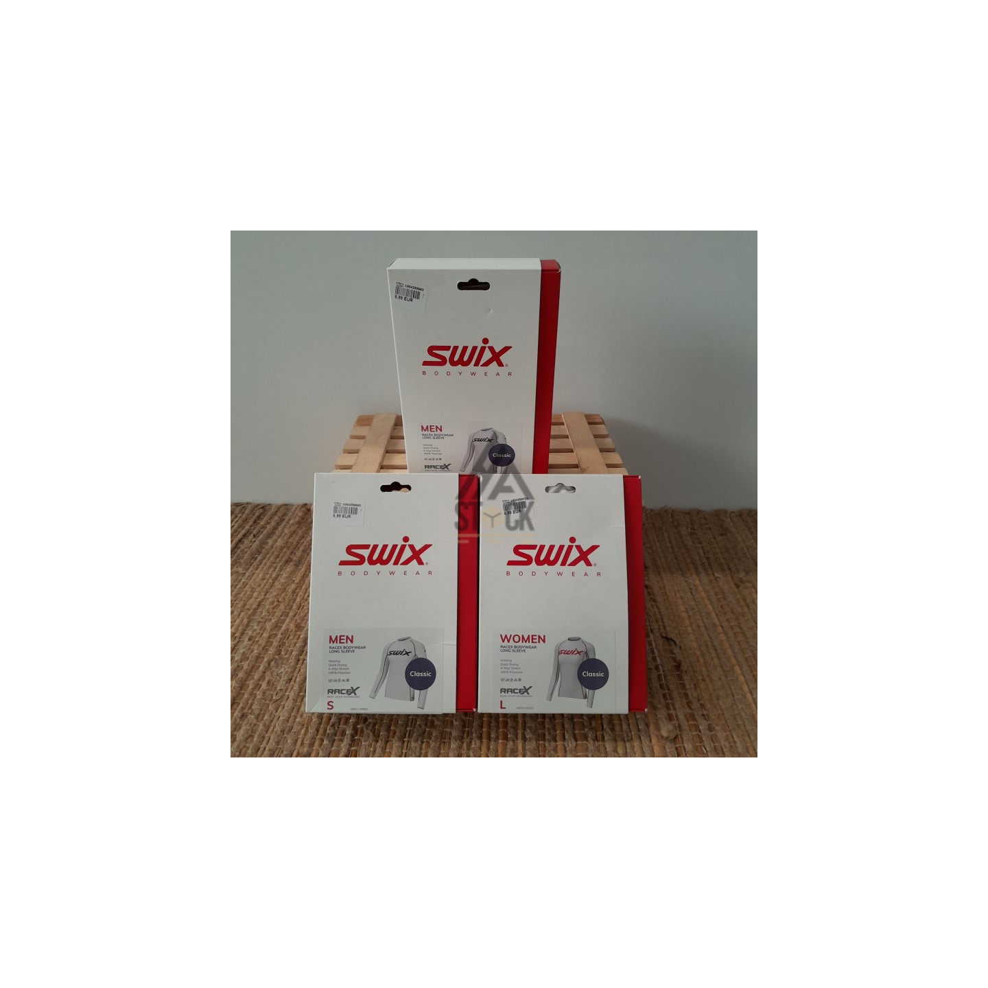 tee shirt manches longues - SWIX - 30 pièces