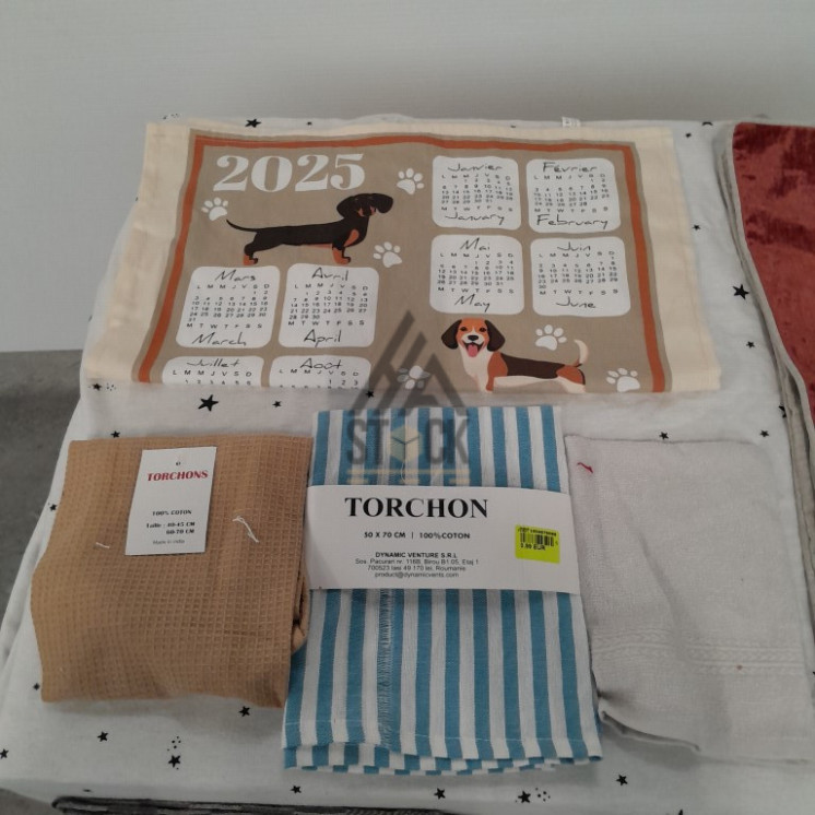 LINGE DE MAISON VRAC - 220 pièces