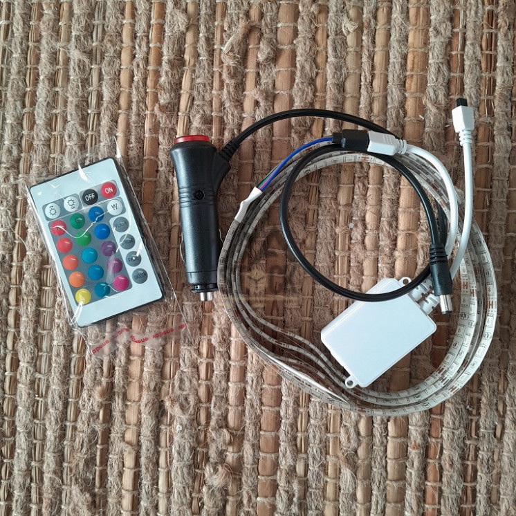 Bande LED éclairage intérieur de voiture - 20 pièces