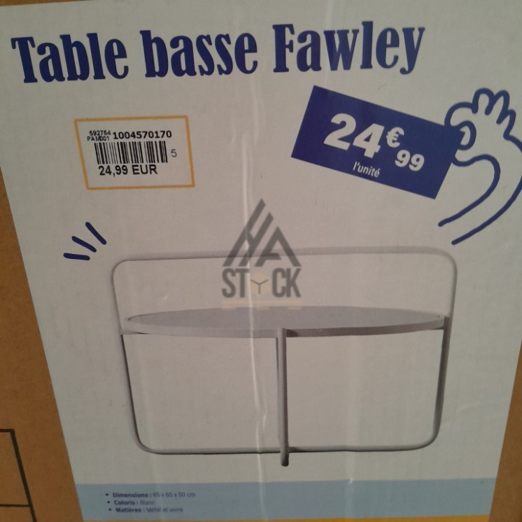 Table basse fawley - 8 pièces