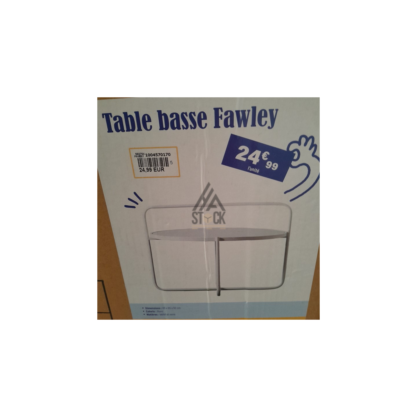 Table basse fawley - 8 pièces