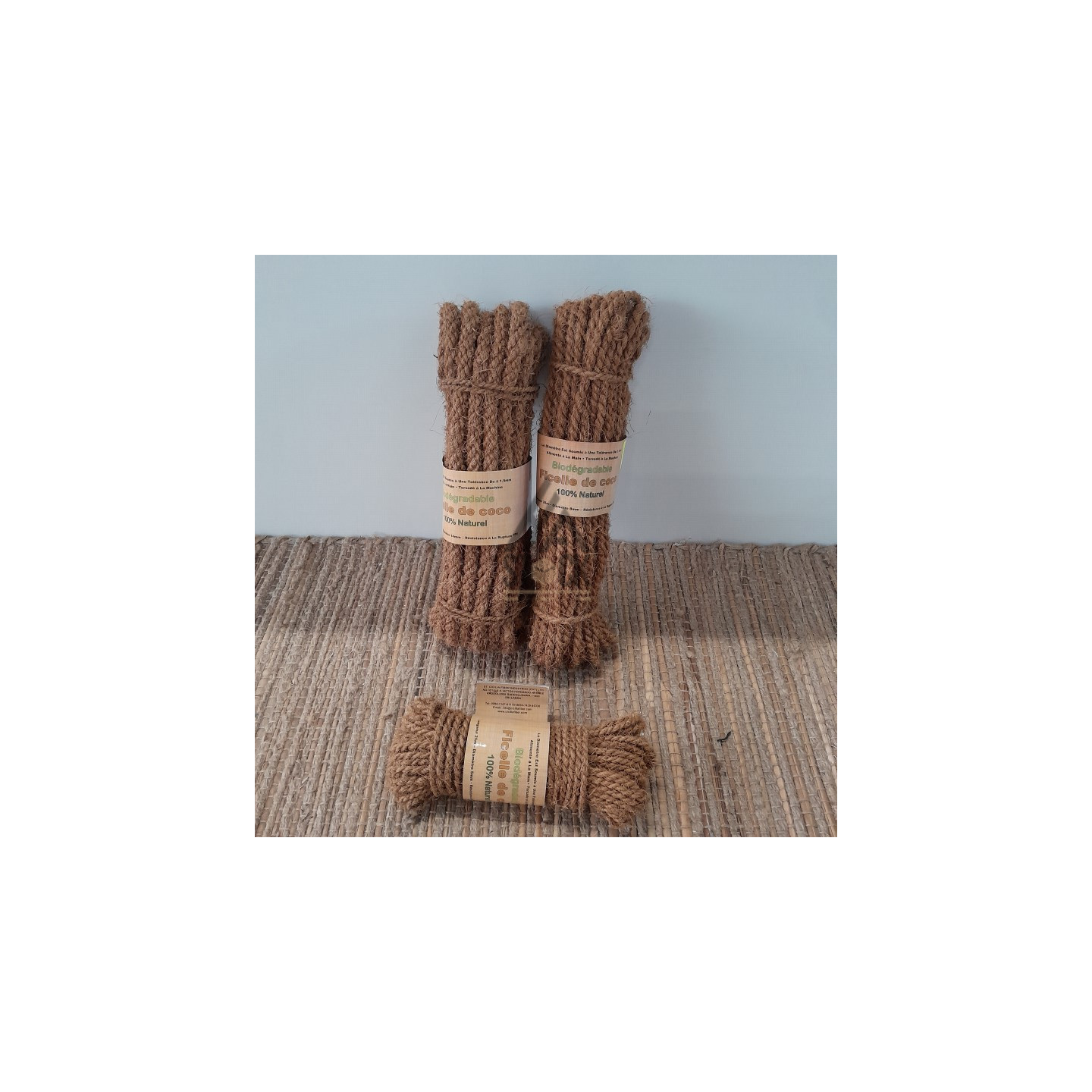 Ficelle de coco - 39 pièces