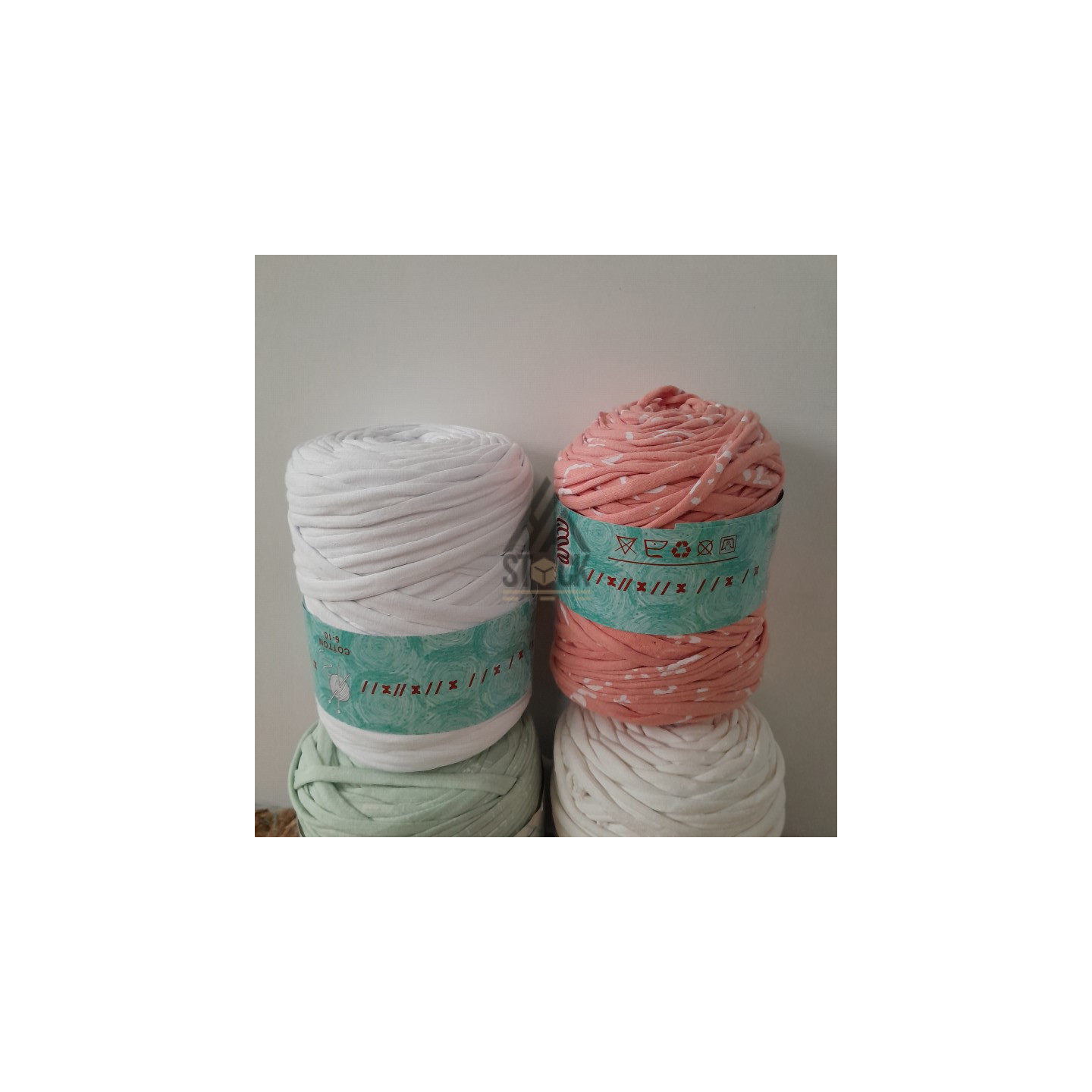 Pelote t-shirt- 65 pièces