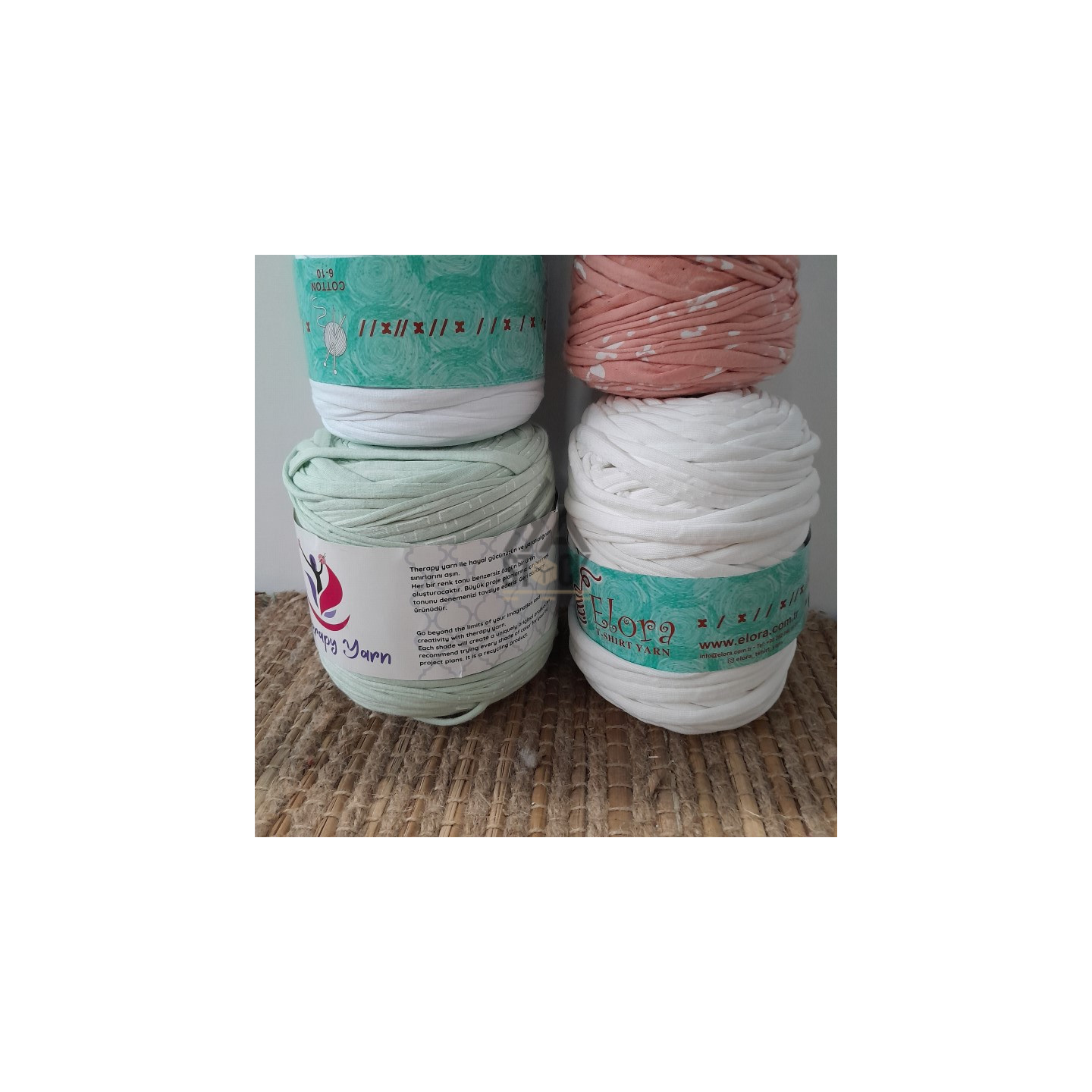 Pelote t-shirt- 65 pièces