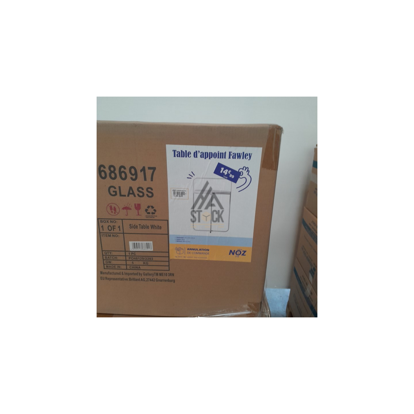 Table basse/table d'appoint fawley - 10 pièces