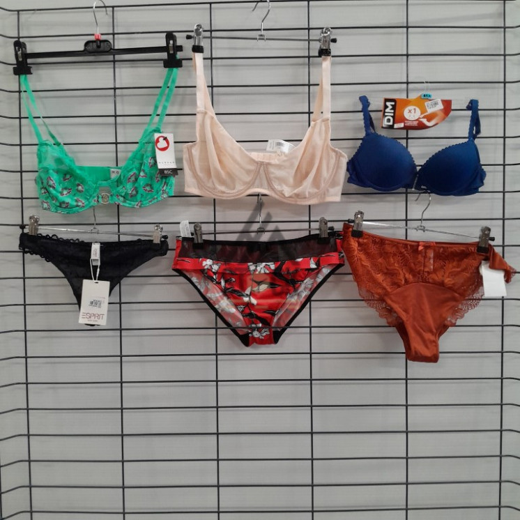 SOUS VETEMENTS DE MARQUE - 50 pièces