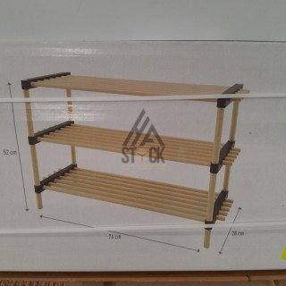 Etagère en bois - 3 pièces