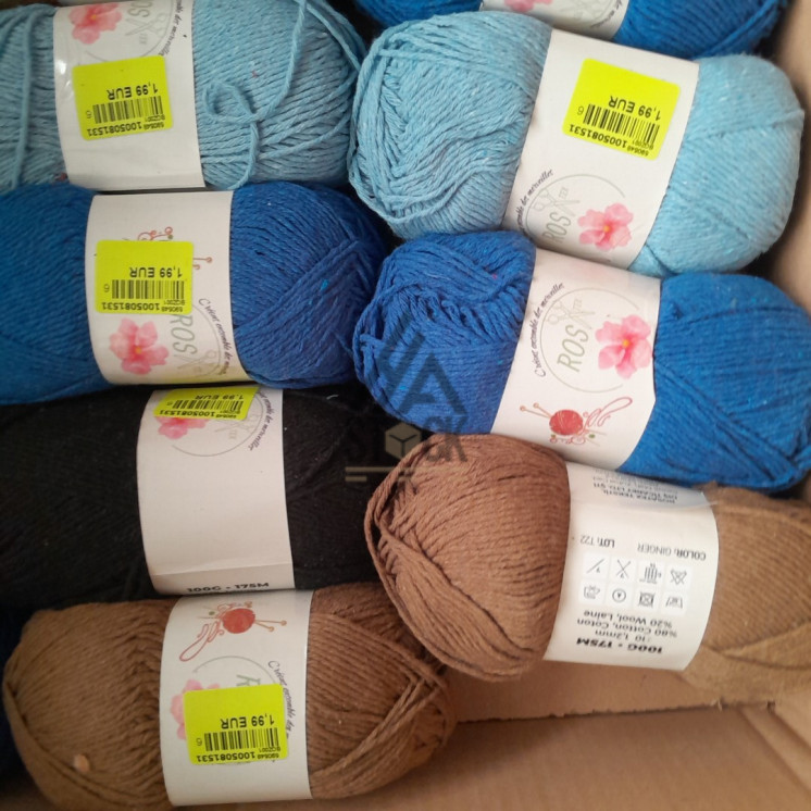 Pelote de laine - 115 pièces