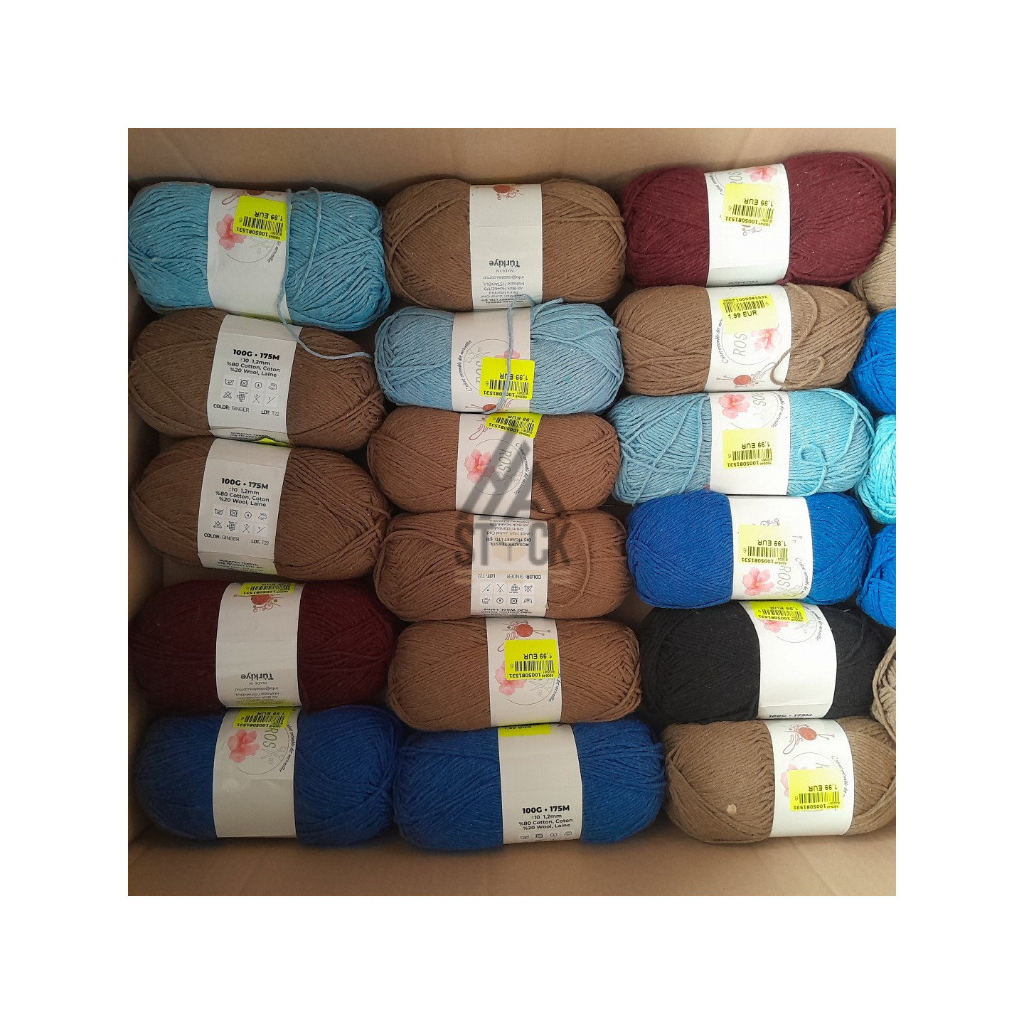 Pelote de laine - 115 pièces