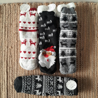 Chaussette motif hiver  - 50 paires