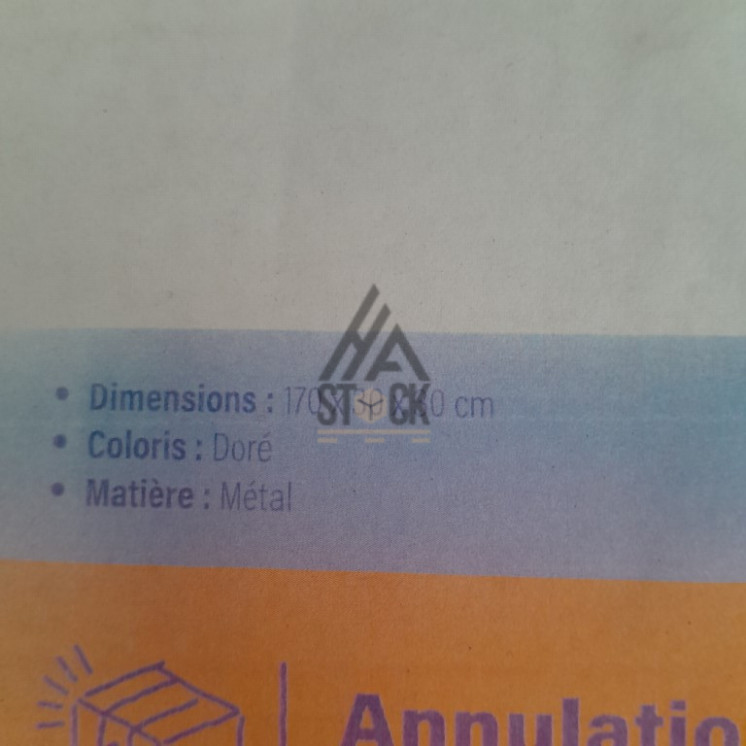 Porte manteau en métal - 6 pièces