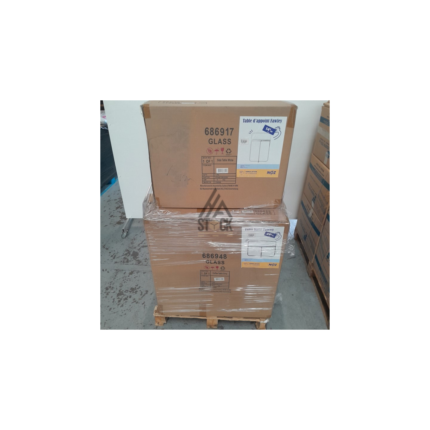 Table d'appoint fawley - 15 pièces