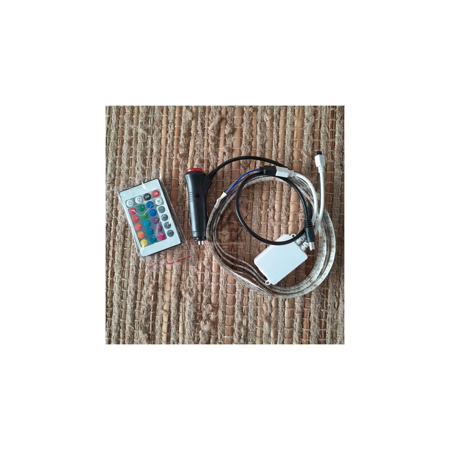 Ruban LED/Bande LED éclairage intérieur de voiture - 23 pièces