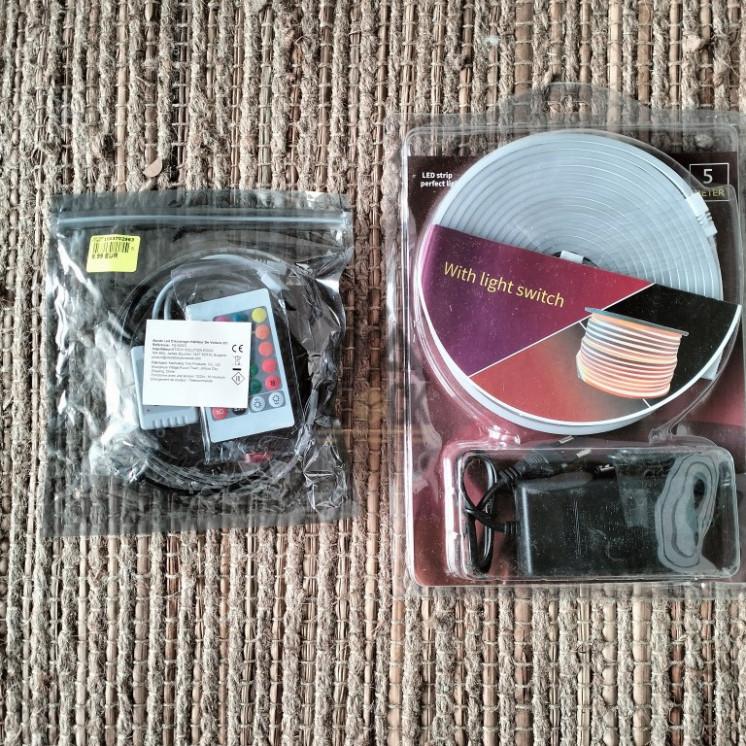 Ruban LED/Bande LED éclairage intérieur de voiture - 23 pièces