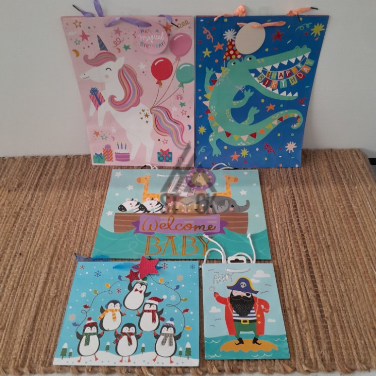 Sac cadeaux - 125 pièces