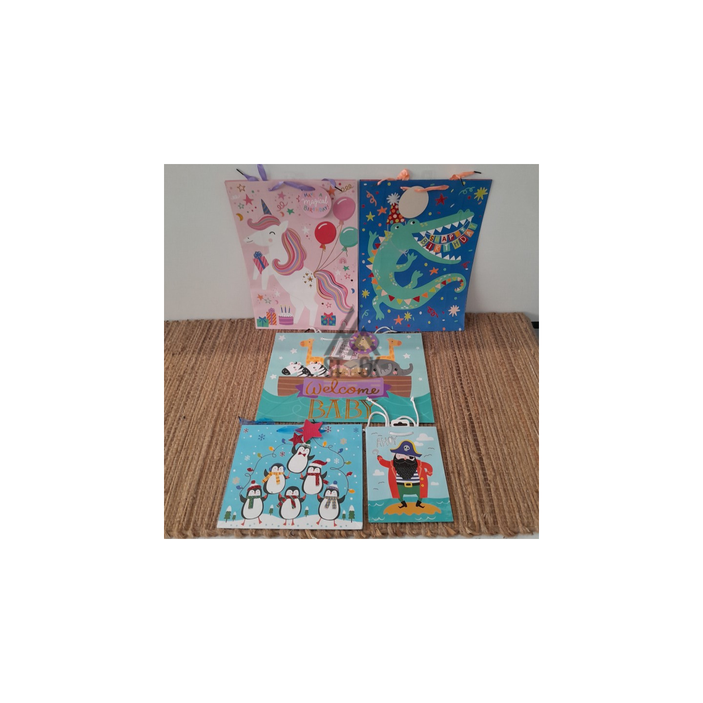 Sac cadeaux - 125 pièces