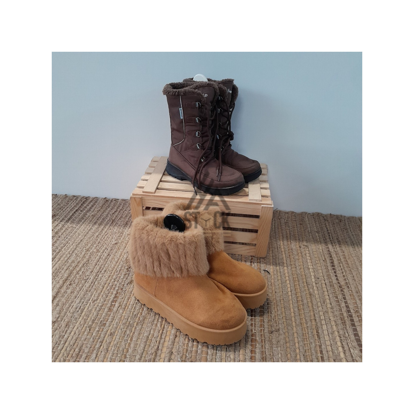 BOOTS fourrure - 20 paires