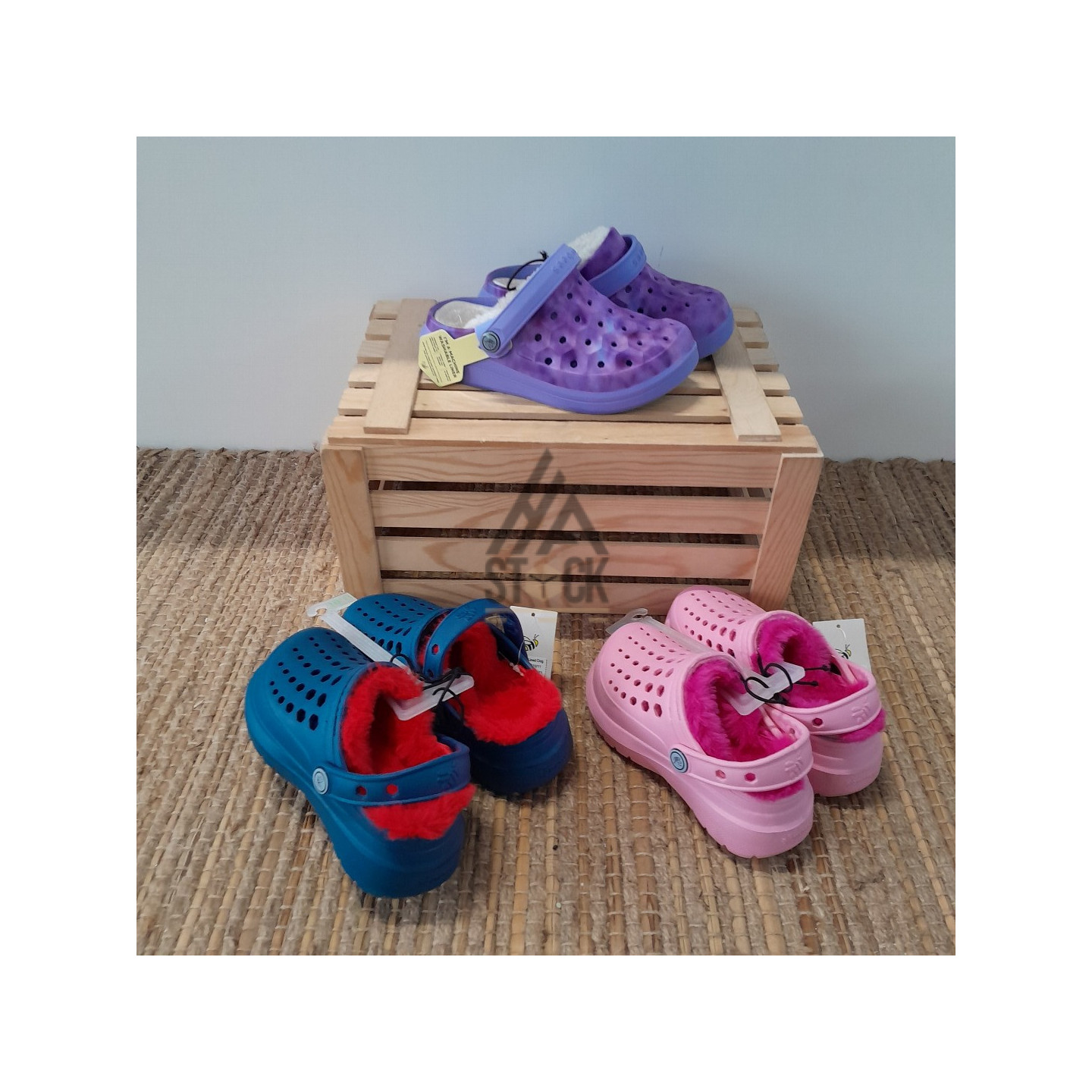 Sabot fourrure - 30 paires