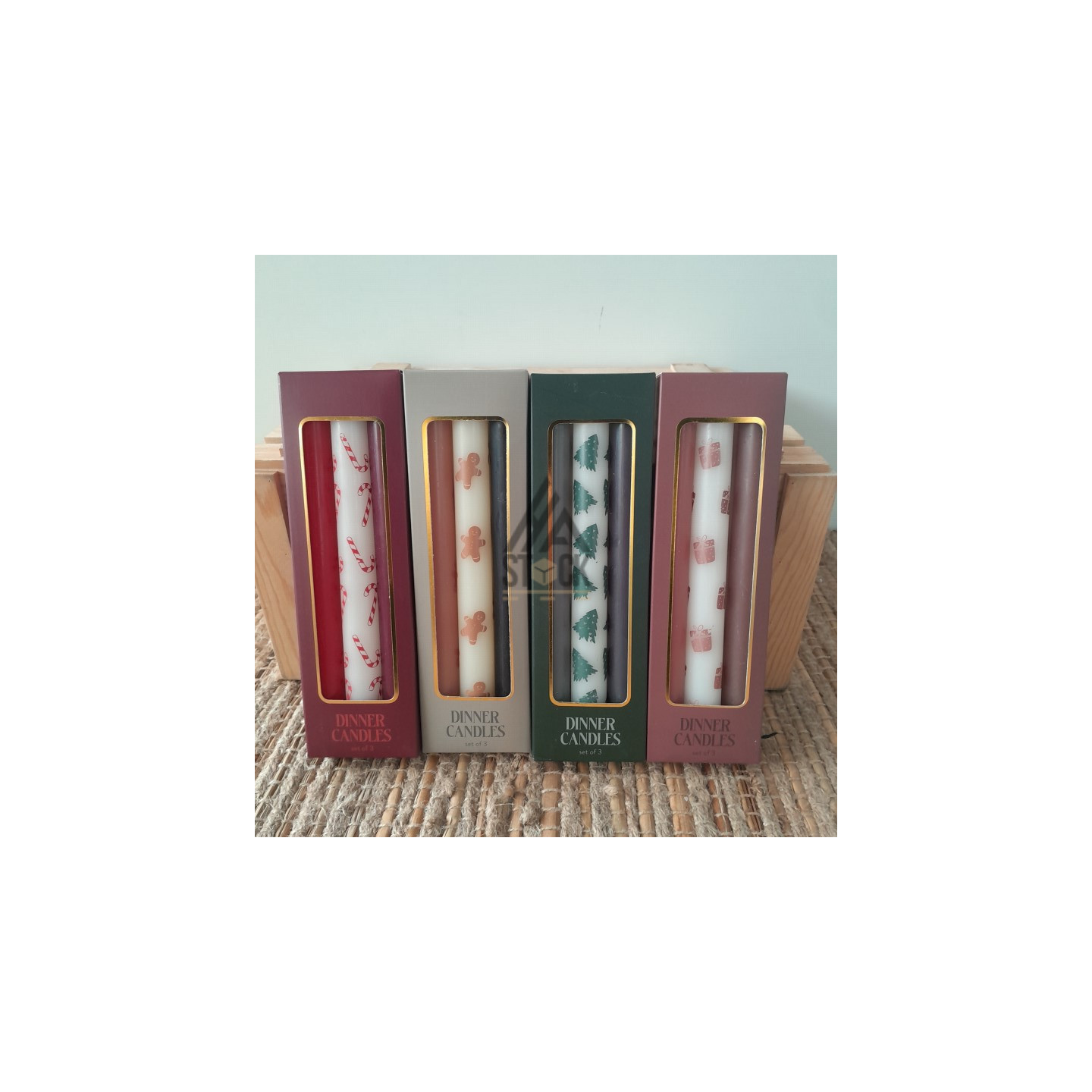 Coffret Bougie de noël - 96 pièces