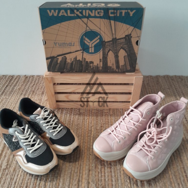 CHAUSSURE en boite - WALKING CITY  - 10 paires